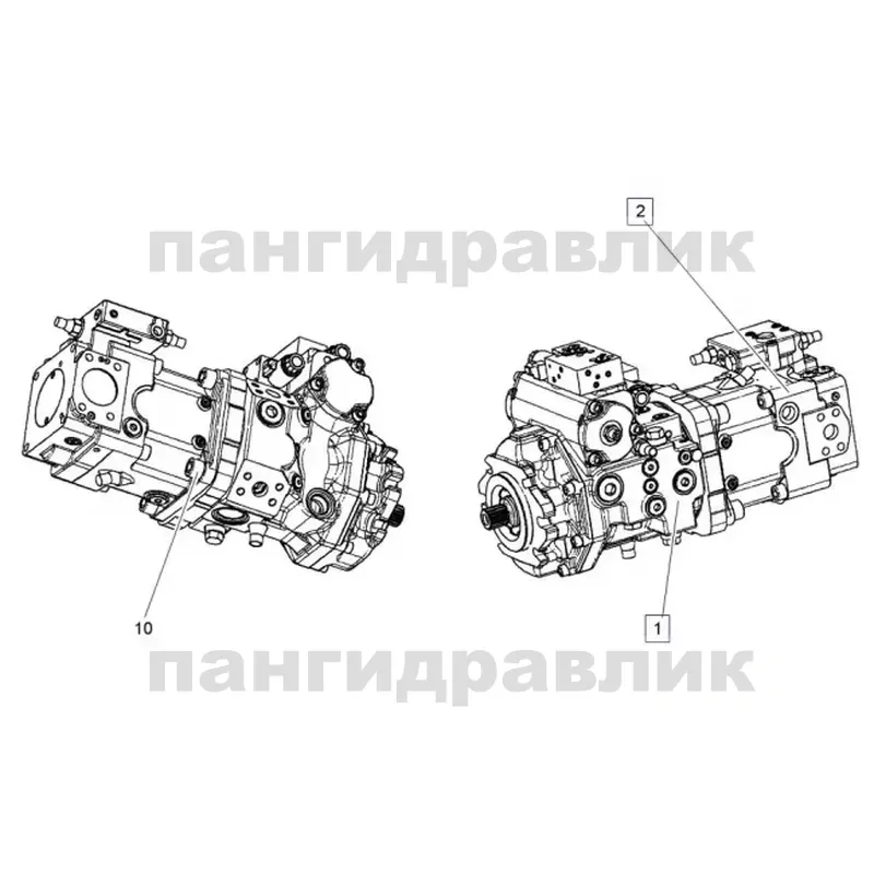 Гидравлический насос Liebherr 11631896 (Liebherr 11631898) Фронтальный погрузчик Liebherr L538