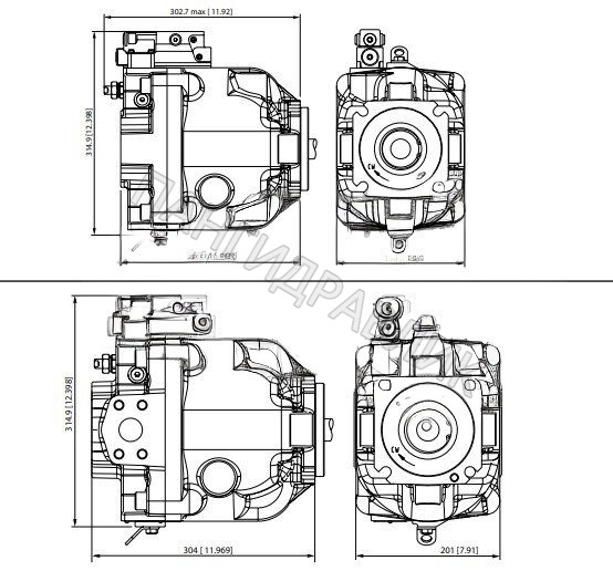 Гидронасос Danfoss ERL147CLS2620NNN3K5NLA1N (7000656)