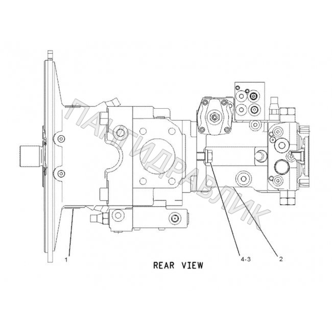 Гидравлический насос CAT 207-4709 PUMP GP-PISTON Caterpillar M313C