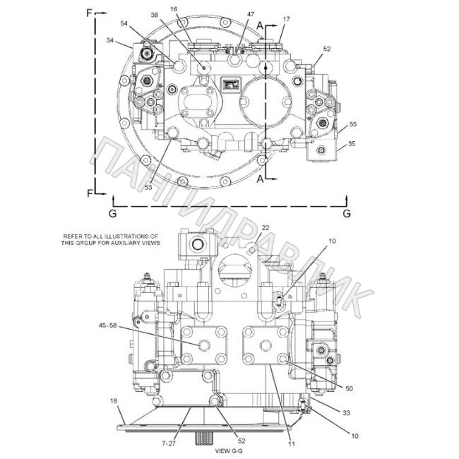 Гидравлический насос CAT 272-6955 Caterpillar 320D, 323D